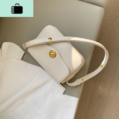 复古简约小方包包2020新款潮ins斜挎包女百搭腋下包单肩包NEW LAKE女斜挎包