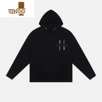 YANXU国潮牌早秋季连帽卫衣男女宽松美式衣服情侣帽衫外套