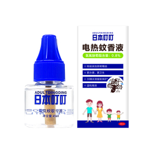 日本电热蚊香液叮叮驱蚊器无味孕妇插电式安全防蚊灭蚊补充液3759A