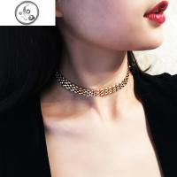 金属叠戴项链 颈链 锁骨链女颈带简约复古CHOKER韩国脖子实拍欧美 JiMi