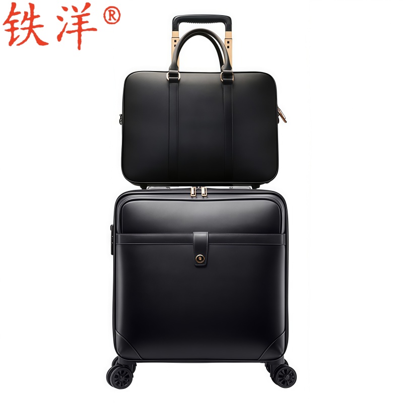 铁洋 子母拉杆箱 801N黑色18寸横款 套