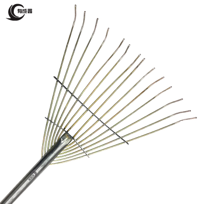 有成鑫 金属草耙 枯叶耙 杂草收集耙 钢丝草耙子 1.4m*14齿 把