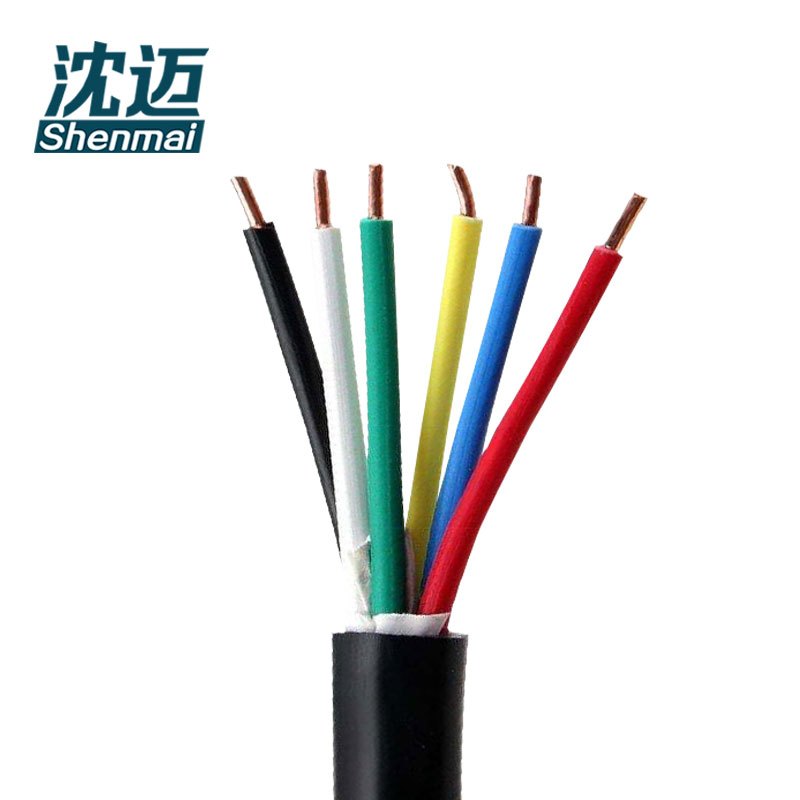 沈迈 铜芯电缆 ZR-KVV-450/750V-6*1.0平方 /米