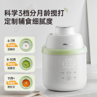 小熊(Bear)婴儿辅食锅多功能BB辅食机 SJJ-F04Q3蒸煮炖搅一体机 6叶刀头