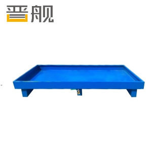 晋舰防渗漏金属托盘化学品油桶危废液体容器防泄漏中号带腿特厚3mm