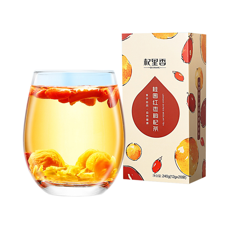 杞里香 杞里香桂圆红枣枸杞茶240g(12g*20包)女人茶 枸杞茶 红枣茶