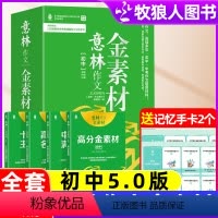 F[全套4本]意林作文金素材初中版5.0 [正版]意林少年科学杂志2024年新版全2册少年版中小学生科普读物大全科学思维
