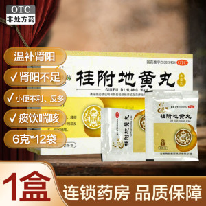 腾药桂附地黄丸(水蜜丸) 6克*12袋 温补肾阳 腰膝痠冷 痰饮喘咳
