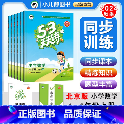 数学—[配 北京版] 六年级上 [正版]2024秋53天天练小学数学123456年级上册北京版BJ一二三四五六年级上北京