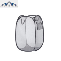 尼龙镂空网格脏衣篮 家用卫生间脏衣服收纳筐可折叠脏衣篓 三维工匠收纳篮