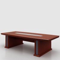 臻远 ZY-QTZ-13 会议桌木质贴皮油漆洽谈桌3.0米 3000*1380*760
