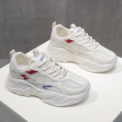 枫述老爹女鞋春款2020新款板鞋春季韩版学生百搭厚底休闲运动ins潮鞋