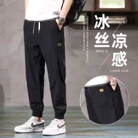 美式水洗黑色春夏季新款修身裤高街牛仔裤男