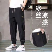 美式水洗黑色春夏季新款修身裤高街牛仔裤男
