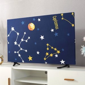 家柏饰(CORATED)防尘罩盖巾43寸55寸50寸65寸家用挂式液晶电视套盖布 星座 45英寸