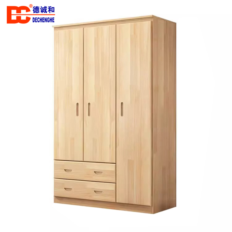 德诚和实木衣柜更衣柜储物柜三门1200*600*2000mmH组
