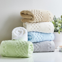 美帮汇美式埃及棉大毛巾 男士200克加厚面巾五星级品质情侣款吸水