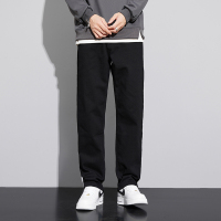 金盾(KIN DON)秋冬季款高端牛仔裤男直筒宽松加肥大码阔腿休闲长裤