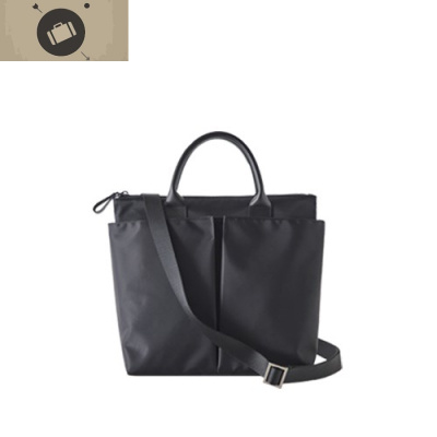 新款手提布包防水公文包韩国原创简约学生书包O斜挎单肩L时尚女包艾狄伊娃手提包