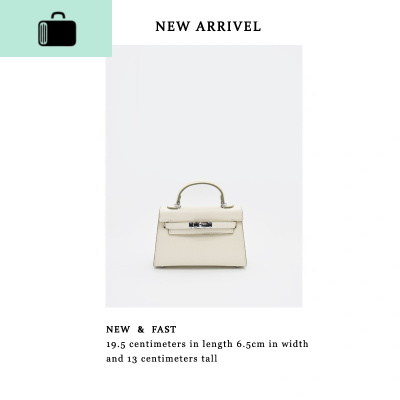 包包2020新款潮二代迷你凯莉包独特百搭小包时尚手提单肩斜挎包女NEW LAKE女斜挎包