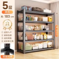 家用货架置物架多层落地客厅阳台收纳架厨房储物架杂物整理铁架子