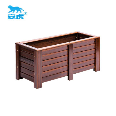安虎 户外防腐木花箱 120*60*60cm 个