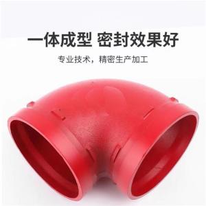 中锦科技 沟槽卡箍90度弯头DN80(外径89) 个