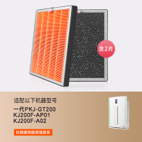 适配完美宜悦空气净化器滤网2代滤芯KJ200F-A02完美1代[抗病毒除甲醛]