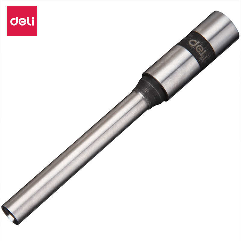 得力deli3857空心钻刀 财务凭证Φ7x50mm钻孔冲头得力3884装订机专用
