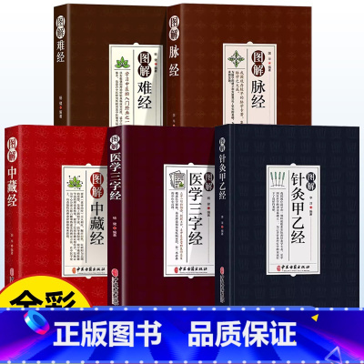 全2册]图解难经+图解脉经 [正版]图解脉经五脏六腑阴阳逆顺平三关阴阳二十四气脉脉理脉法脉象鉴别黄帝内经中医脉学临床脉诊