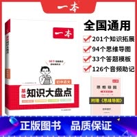 语文 初中通用 [正版]2024初中基础知识大盘点小四门政史地生基础知识手册小升初七八九年级历史知识点汇总速记背记手册基
