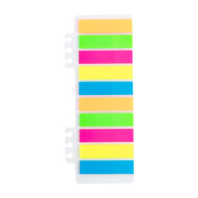 晨光 M&G 荧光膜指示标签 YS-22 48*12mm (5色) 20张/条 10条/包 包