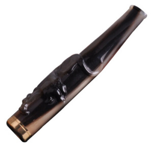 大将军牦牛角烟嘴 循环双重过滤嘴戒烟器 粗细烟两用加长芯 创意烟具雕刻十二生肖