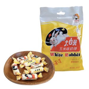 大白兔奶糖227g袋装奶糖零食婚庆喜糖休闲零食品