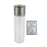 和居态 钢盖茶水分离玻璃杯 350ml 个