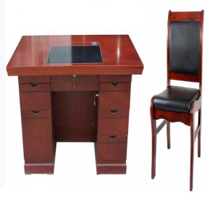 心业橡胶木桌小皮椅不带扶手XY-XMZPY1实木桌椅 此产品单件不出售批量请联系客服