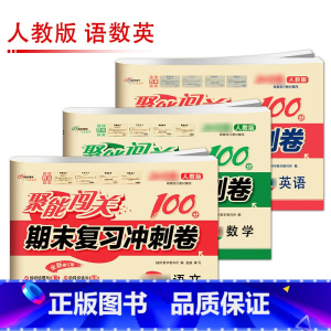 [人教版]语/数/英(3本) 国一上 [正版]聚能闯关初中期末复习冲刺卷100分国一上册试卷测试卷全套八九年级上下册初一