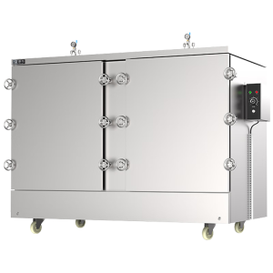 圣托(Shentop)商用高原蒸饭柜 36盘双门电蒸柜蒸饭车高压智能全自动电蒸箱节能海鲜蒸柜 DDE08