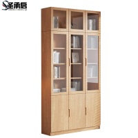 圣承启 木质书柜 三门台
