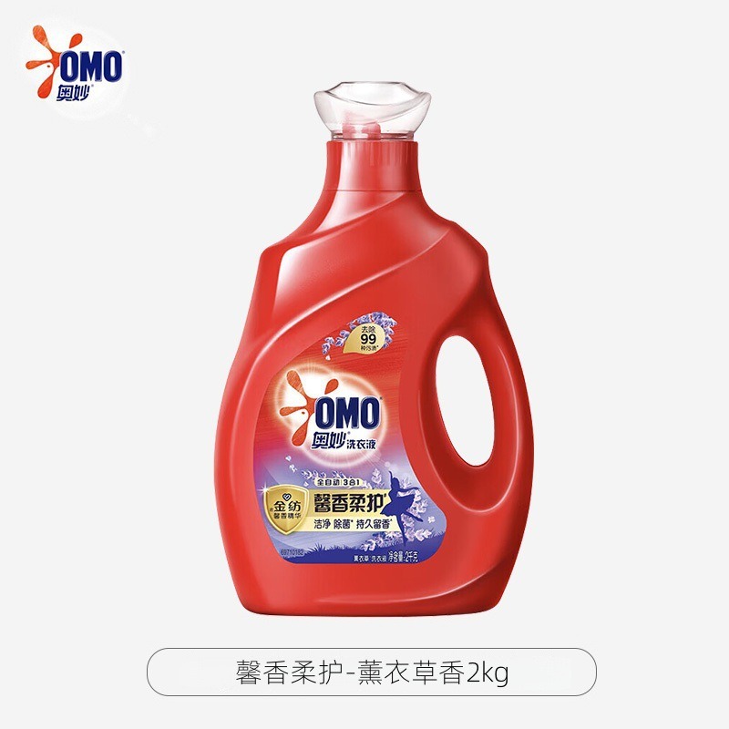 奥妙洗衣液 除菌除螨去渍洁净香味持久 [馨香柔护]2kg*1瓶