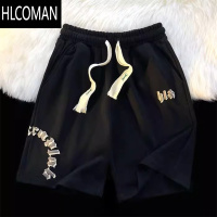 HLCOMAN美式休闲短裤男士夏季薄款运动篮球大裤衩高街潮牌五分裤子男