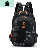 轻便小背包男士休闲潮流防水户外胸包韩版单肩斜挎小包户外双肩包NEW LAKE 黑色