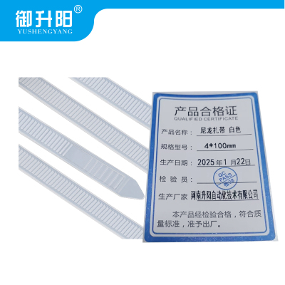 御升阳 尼龙扎带 白色 4*100mm 每条
