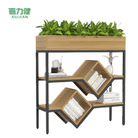 喜力健 隔断装饰花架 浅胡桃-120CM 个