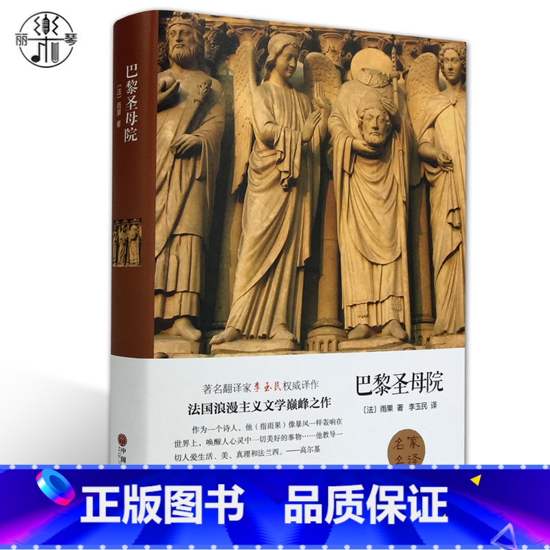 [正版]精装全译本 巴黎圣母院 雨果著 世界经典文学小说名著书籍 原著原版无删节全中文完整版图书带插图 青少青少年版读