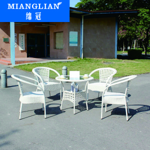 绵冠MIANGUAN肯德基快餐桌椅甜品奶茶食堂饭堂餐厅面馆饭店小吃奶茶店快餐桌椅组合4人位含椅子 橡木色1200*600