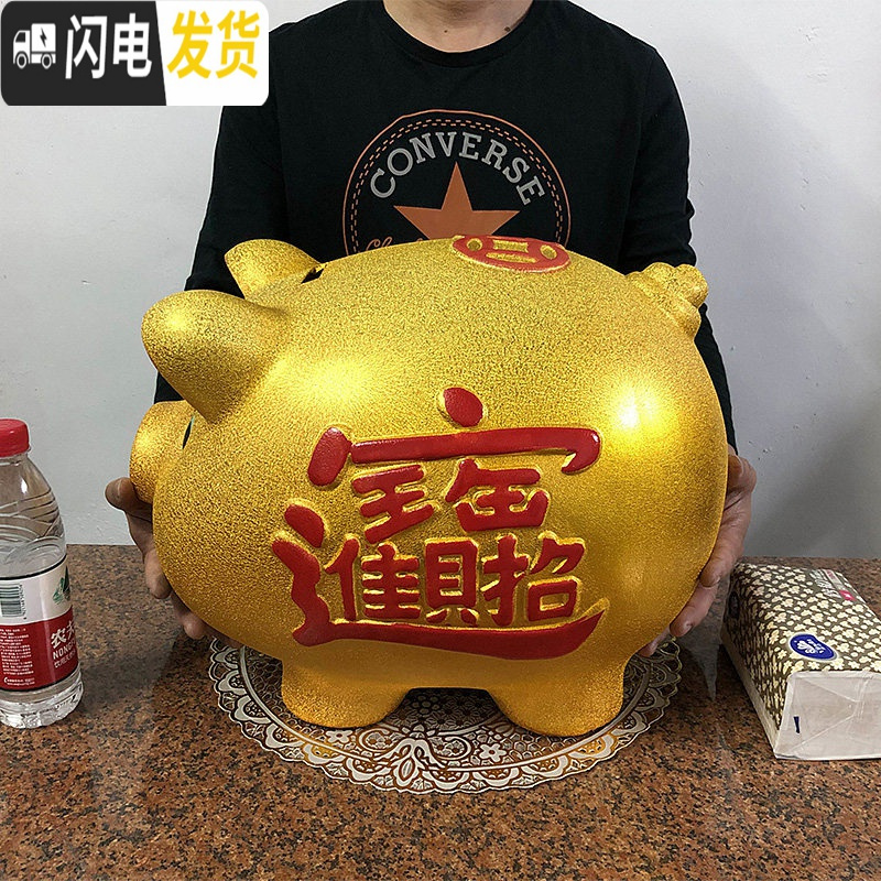 三维工匠储钱罐儿童大人用家用储蓄罐女生可爱大容量只进不出不可 [可存可取]20寸(长约42厘米)可存储约20000个硬币