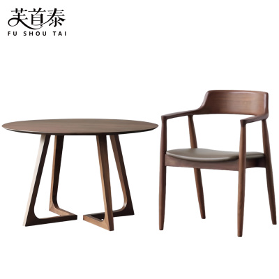 芙首泰实木洽谈桌600*600*600mm(1桌2椅)套