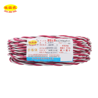傻实在 电线 国标耐火胶质线 100米 N-RVS 2*1.5 请备注颜色 盘