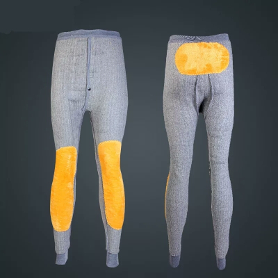 男士保暖裤加绒加厚护膝高腰棉裤男女式内穿打底裤冬季加肥加大